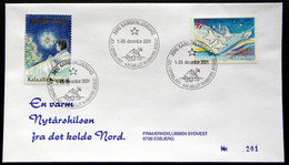 Greenland 2001 Cover  Minr.375 KANGERLUSSUA   (lot  790 ) - Brieven En Documenten