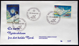 Greenland 2001 Cover  Minr.375 KANGERLUSSUA   (lot  790 ) - Brieven En Documenten