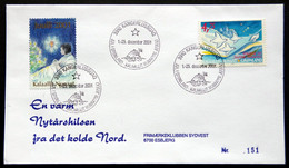 Greenland 2001 Cover  Minr.375 KANGERLUSSUA   (lot  790 ) - Cartas & Documentos