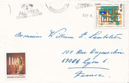 From Finland To France - 1973 - Lettres & Documents