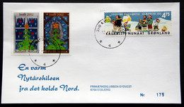 Greenland 2002 Cover  Minr.392 KANGERLUSSUA 27-12 02    (lot 791 ) - Lettres & Documents