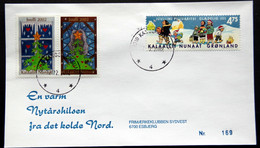 Greenland 2002 Cover  Minr.392 KANGERLUSSUA 27-12 02    (lot 791 ) - Storia Postale