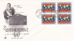 Regular Postage 2 Cents - 1964 - FDC