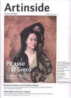 Revue Art Artinside Picasso Greco Etc - Autres & Non Classés