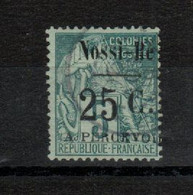 Nossi- Bé_(1891) Taxe_ 15c S - Signé Brun-  N°14 - Altri & Non Classificati