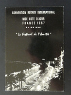 Carte Postale Convention Rotary De Nice 1967 - Nice La Nuit