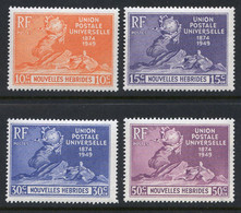 Réf 52Bis < --  NOUVELLES HEBRIDES Yvert N° 136 à 139 ** Neuf Luxe - MNH ** Cat 16.00 € - Unused Stamps