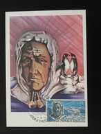 Carte Maximum Card Explorateur Polar Explorer Roald Admundsen Monaco 1972 - Explorateurs & Célébrités Polaires