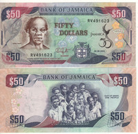 JAMAICA  50 Dollars  P89  Dated 06.08.2012 " Golden Jubilee Of Jamaica, 1962-2012 "  Samuel Sharpe + Childern At Back - Jamaique