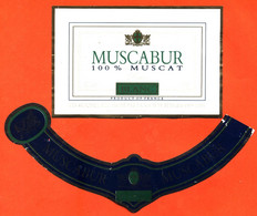 Etiquette + Collerette De Vin Mousseux Doux Muscabur à Mérignac - 75 Cl - Weisswein