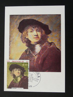 Carte Maximum Card Art Tableau Painting Rembrandt Monaco 1981 - Rembrandt