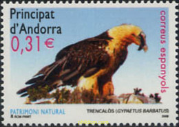 213773 MNH ANDORRA. Admón Española 2008 QUEBRANTAHUESOS - Oblitérés