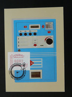 Carte Maximum Card ATM Frama International Briefmarken Messe Essen Cuba 1984 - Cartes-maximum