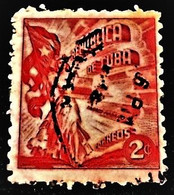 Cuba,1948, Flag And Cigars. - Usati