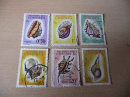 TIMBRES   COMORES  SERIE  COMPLETE    N  19  A  24    COTE  40,00  EUROS   NEUFS /  OBLITÉRÉS - Used Stamps