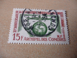 TIMBRE   COMORES      N   28    COTE  8,50  EUROS    OBLITÉRÉ - Used Stamps