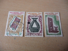 TIMBRES   COMORES      N   29  A  31    COTE  4,00  EUROS    OBLITÉRÉS - Usati