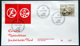 Greenland 1990 Cover  Minr.208  KANGERLUSSUA   (lot  803 ) - Storia Postale