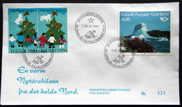 Greenland 1991 Cover  Minr.217  KANGERLUSSUA   (lot  805 ) - Covers & Documents