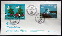 Greenland 1991 Cover  Minr.217  KANGERLUSSUA   (lot  805 ) - Briefe U. Dokumente