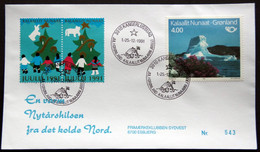 Greenland 1991 Cover  Minr.217  KANGERLUSSUA   (lot  805 ) - Covers & Documents