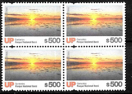 #75224 ARGENTINE,ARGENTINA 2022 NATURE NATIONAL PARK DEFINITIVE UP NEW HIGH VALUES 500 $ BLOC OF 4 MNH - Neufs