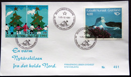 Greenland 1991 Cover  Minr.217  KANGERLUSSUA   (lot  805 ) - Covers & Documents