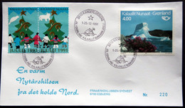 Greenland 1991 Cover  Minr.217  KANGERLUSSUA   (lot  805 ) - Covers & Documents