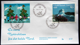 Greenland 1991 Cover  Minr.217  KANGERLUSSUA   (lot  805 ) - Brieven En Documenten