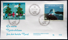 Greenland 1991 Cover  Minr.217  KANGERLUSSUA   (lot  805 ) - Covers & Documents