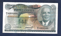 Malawi 50 Tambala 1983 P13e VF+ - Malawi