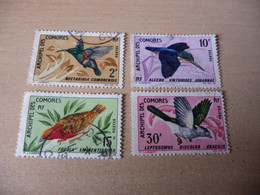 TIMBREs   COMORES  SERIE  COMPLETE   N   41  A  44    COTE  28,00  EUROS    OBLITÉRÉS - Used Stamps