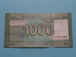 1000 Livres Mille ( Banque De Liban ) Lebanon 2014-2019 ( For Grade, Please See SCANS ) UNC ! - Libano