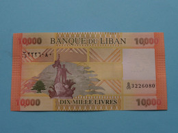10000 Livres - Dix Mille ( Banque De Liban ) Lebanon 2014-2019 ( For Grade, Please See SCANS ) UNC ! - Lebanon