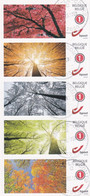 Duostamps Duostamp Arbre Feuillage Braine-le-Comte - Oblitérés