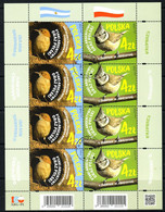 POLAND 2022 Birds Of Argentina And Poland MS Used - Used Stamps