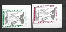 Timbre  Feuillets Grève AJACCIO - 1989 ****  Neuf  Belle Pièce- - Stamps