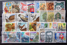 Slovaquie Slovensko - Small Batch Of 30 Stamps Used - Collections, Lots & Series