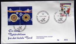 Greenland 1992 Cover  Minr.229  KANGERLUSSUA   (lot  806 ) - Lettres & Documents