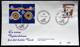 Greenland 1992 Cover  Minr.229  KANGERLUSSUA   (lot  806 ) - Storia Postale