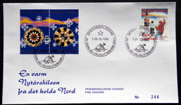 Greenland 1992 Cover  Minr.229  KANGERLUSSUA   (lot  806 ) - Covers & Documents
