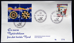 Greenland 1992 Cover  Minr.229  KANGERLUSSUA   (lot  806 ) - Covers & Documents