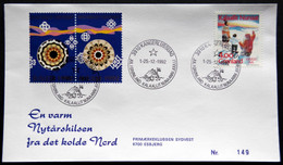 Greenland 1992 Cover  Minr.229  KANGERLUSSUA   (lot  806 ) - Storia Postale