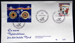 Greenland 1992 Cover  Minr.229  KANGERLUSSUA   (lot  806 ) - Covers & Documents