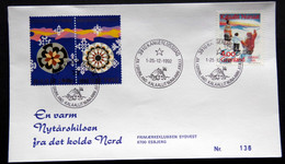 Greenland 1992 Cover  Minr.229  KANGERLUSSUA   (lot  806 ) - Covers & Documents