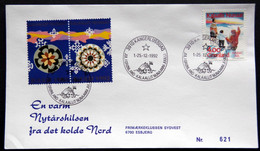 Greenland 1992 Cover  Minr.229  KANGERLUSSUA   (lot  806 ) - Covers & Documents