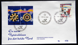 Greenland 1992 Cover  Minr.229  KANGERLUSSUA   (lot  806 ) - Storia Postale