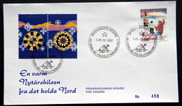 Greenland 1992 Cover  Minr.229  KANGERLUSSUA   (lot  806 ) - Lettres & Documents