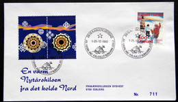 Greenland 1992 Cover  Minr.229  KANGERLUSSUA   (lot  806 ) - Lettres & Documents