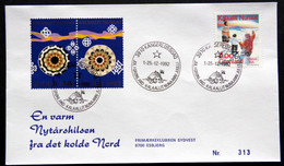 Greenland 1992 Cover  Minr.229  KANGERLUSSUA   (lot  806 ) - Storia Postale